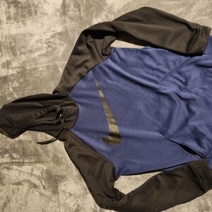 Nike Kids Blue and Black Hoodie